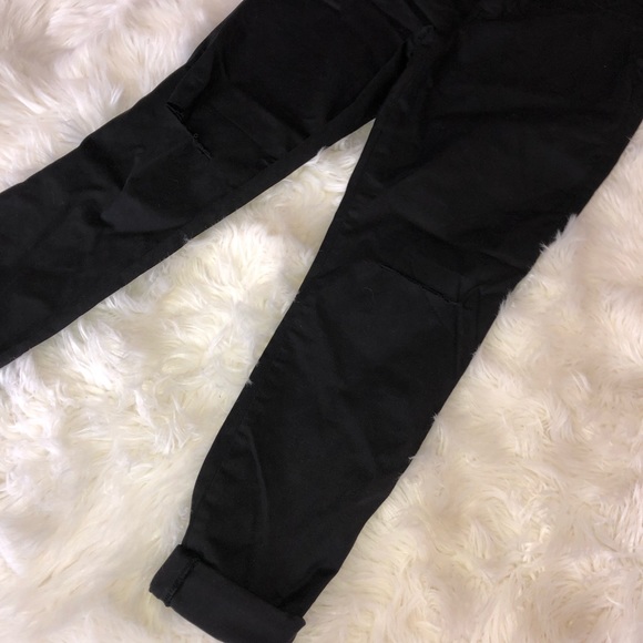 FN black canopy jeans pants - Picture 2 of 5